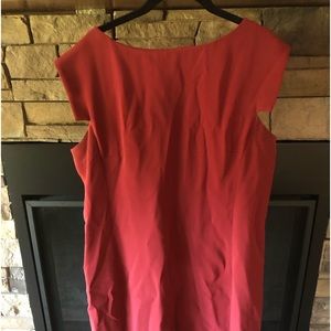 MM Lafleur burnt orange dress